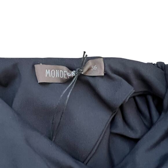 Mondepars Women’s Sleeveless Open Back Navy Train Bodycon Gown Maxi Dress Sz 36 - Picture 5 of 12